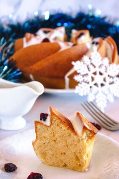 Eggnog Bundt Cake