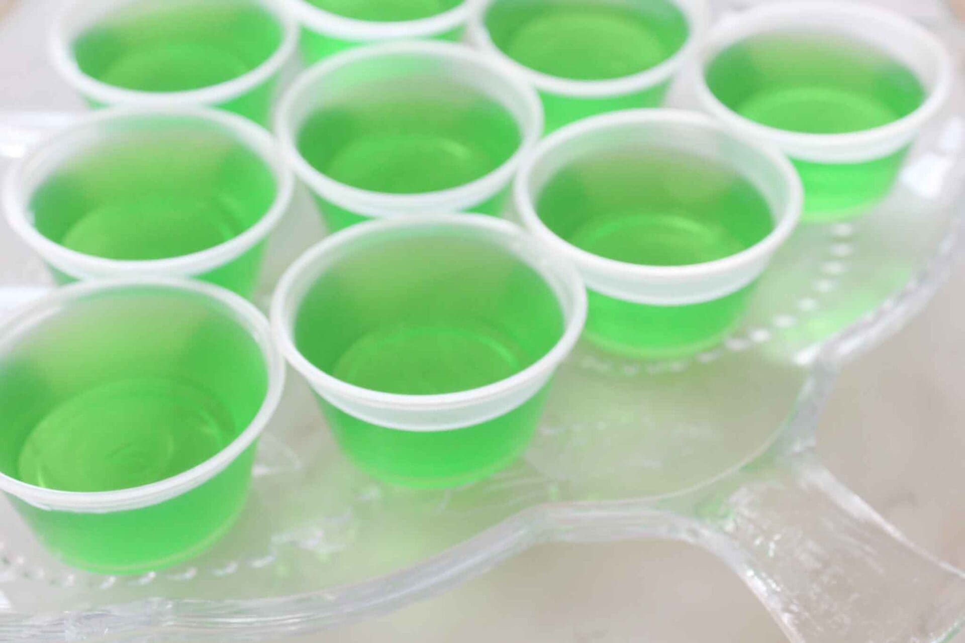 Christmas Grinch Jello Shots