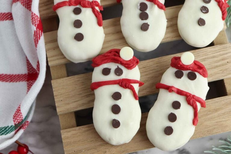 Easy Nutter Butter Snowmen Cookies