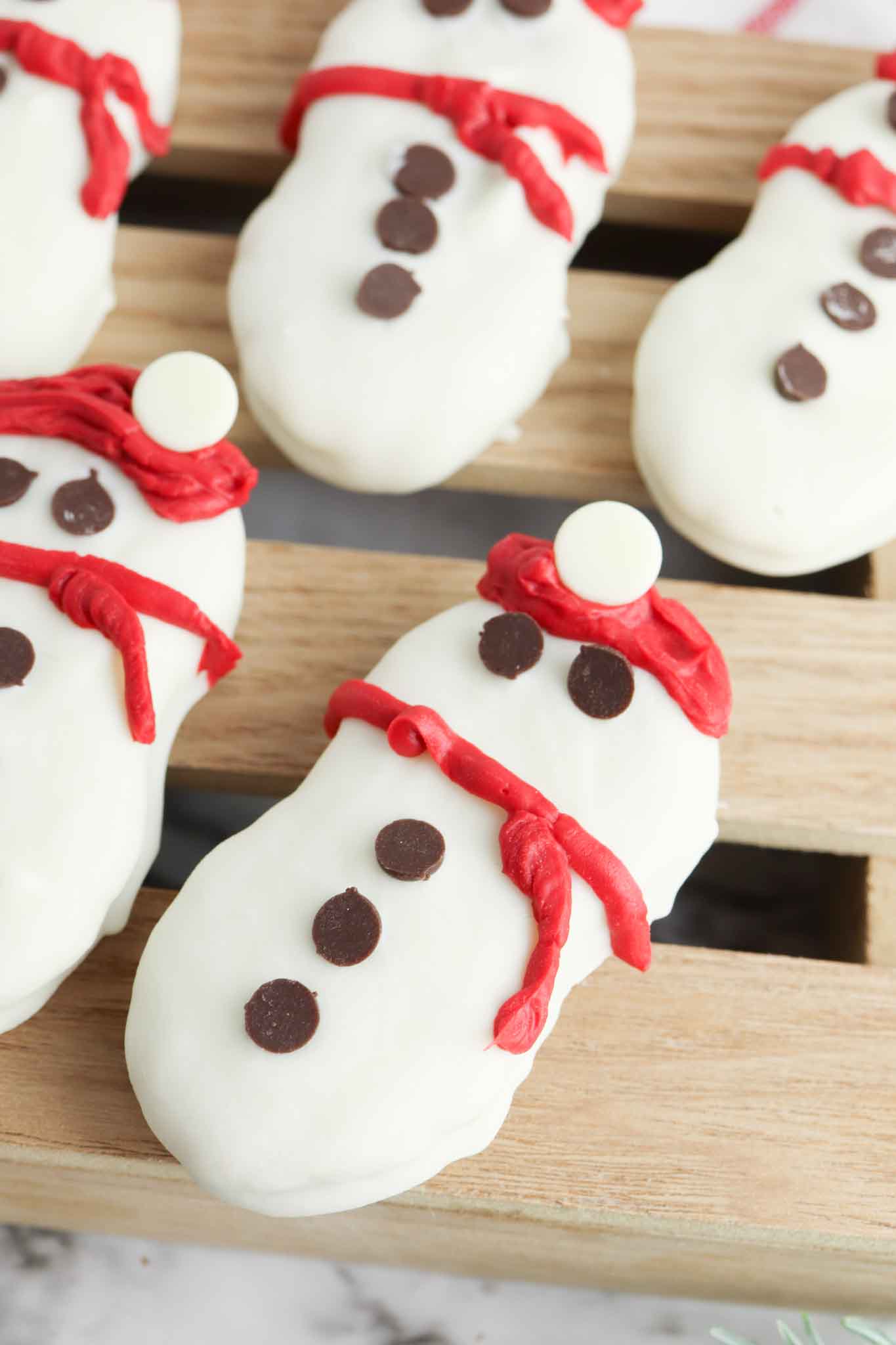 Easy Nutter Butter Snowmen Cookies