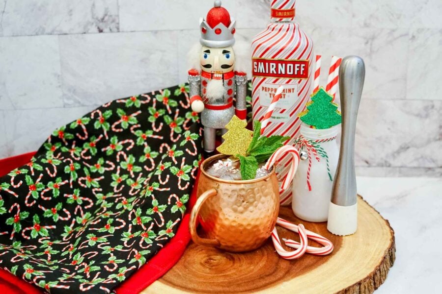 Christmas Peppermint Moscow Mule