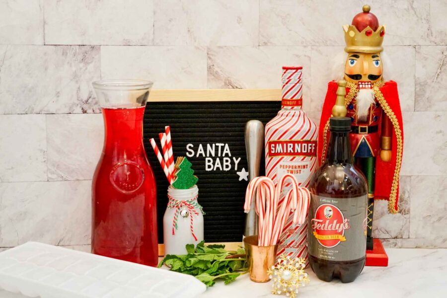 Christmas Peppermint Moscow Mule