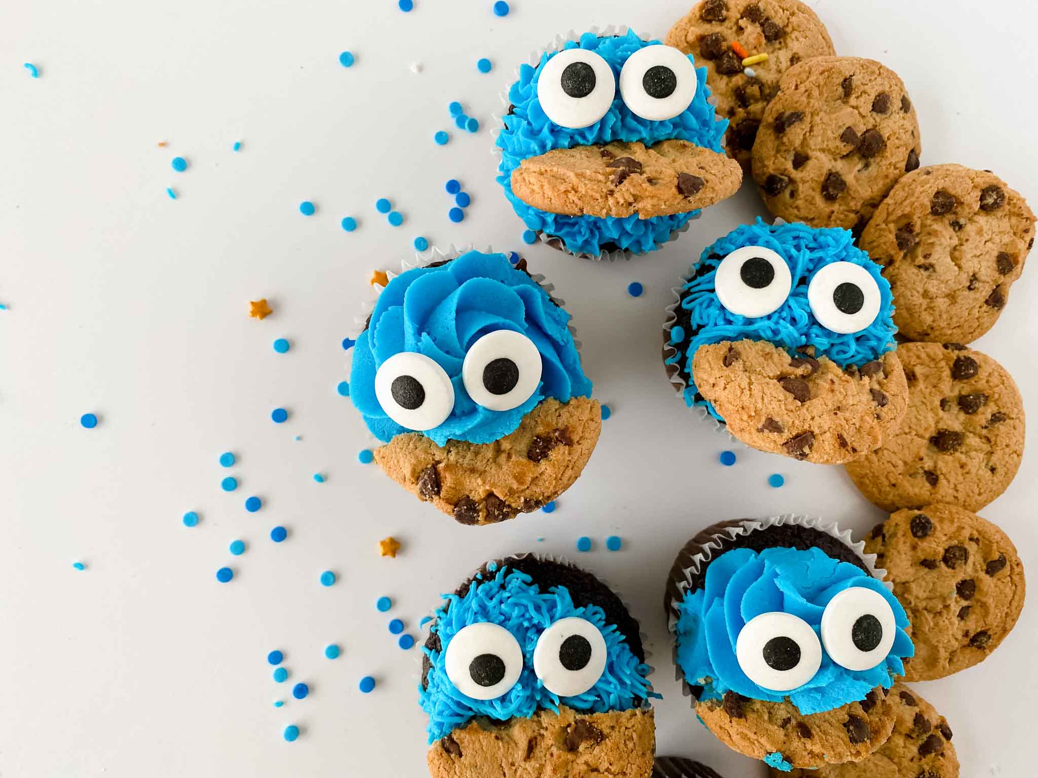 Cookie Monster Birthday party. DIY Cookie Monster decour. DIY