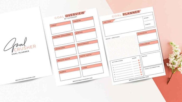 Free Printable Goal Planner For The New Year