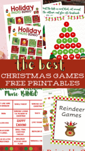 the best Christmas Games Free Printables