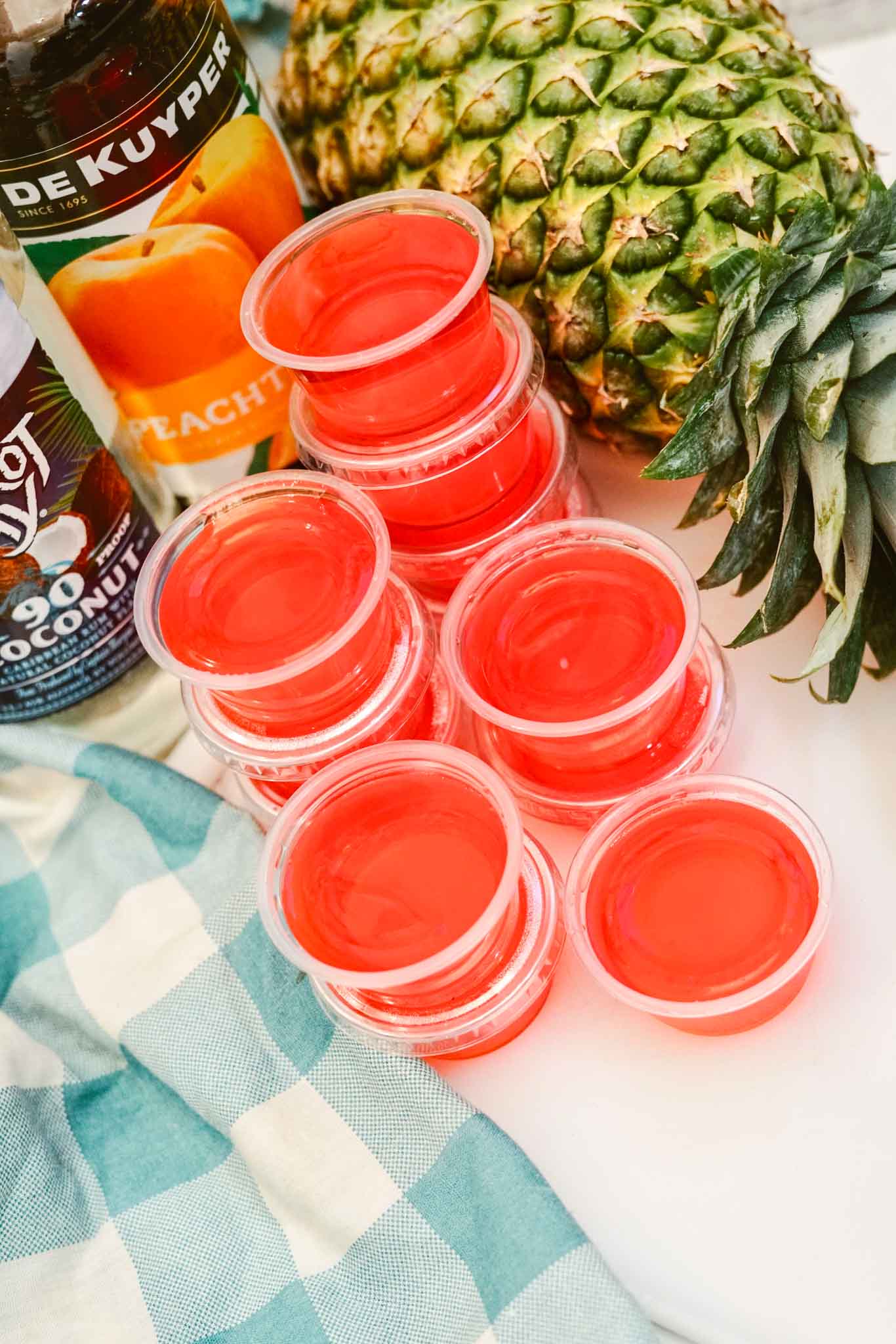 Bahama Mama Jello Shots