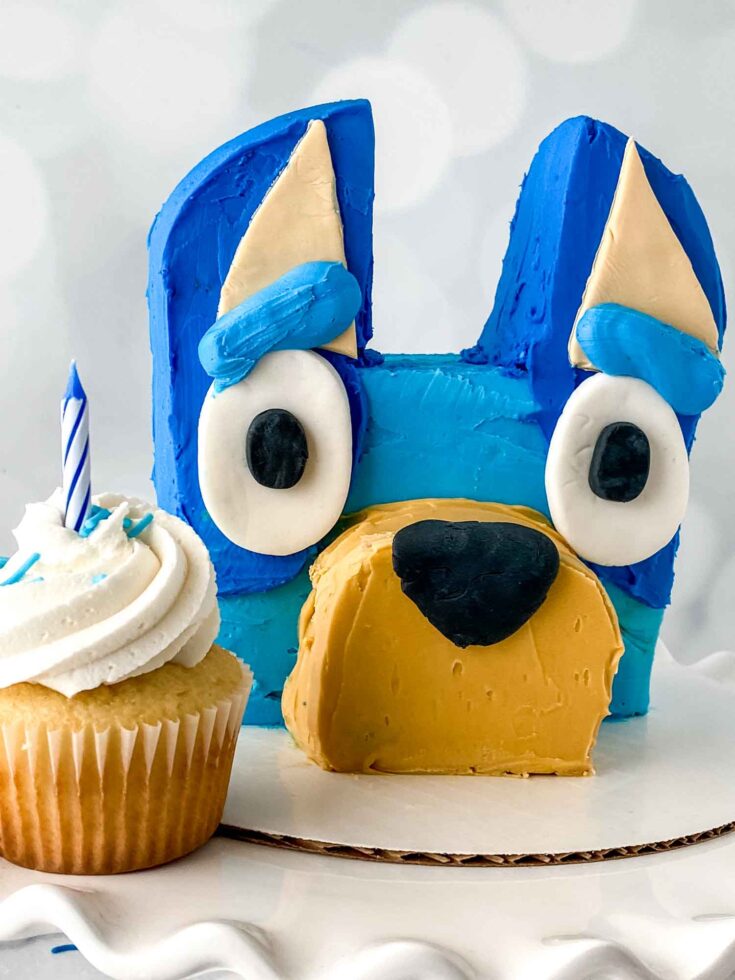 The Most Adorable Bluey Cake Tutorial