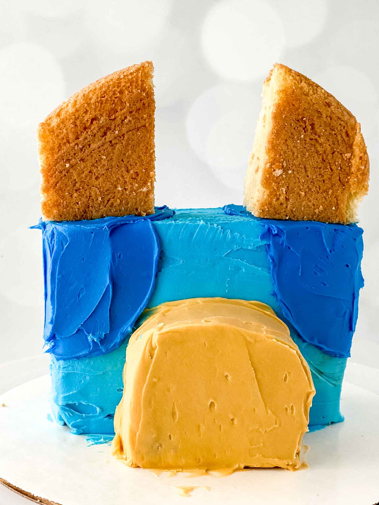 bluey cake tutorial