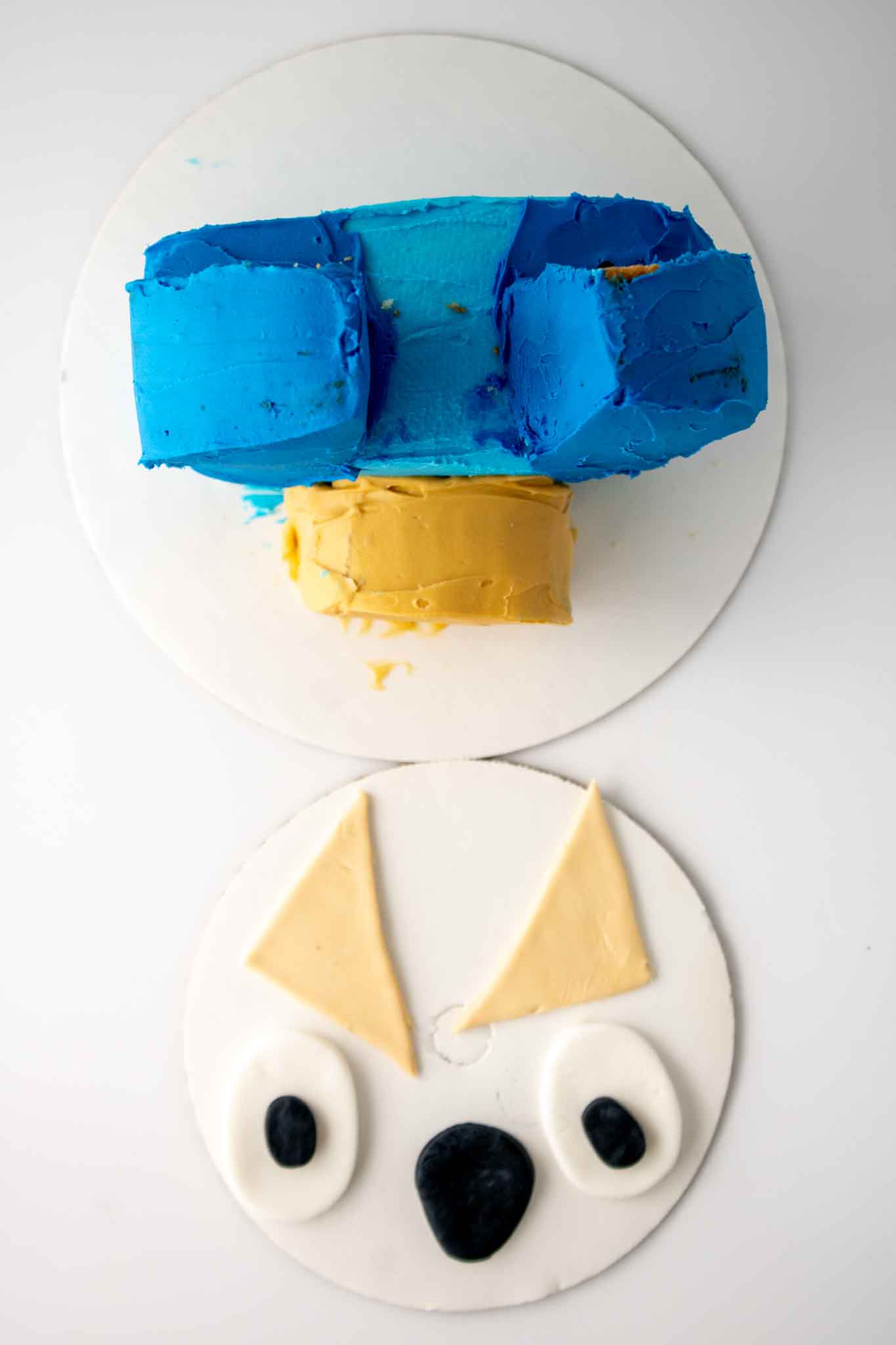 bluey cake tutorial