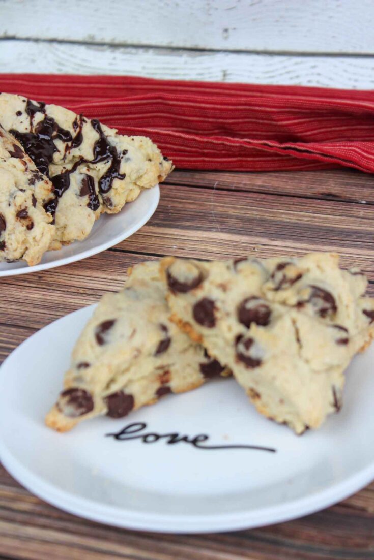 Easy Bakery Style Chocolate Chip Scones