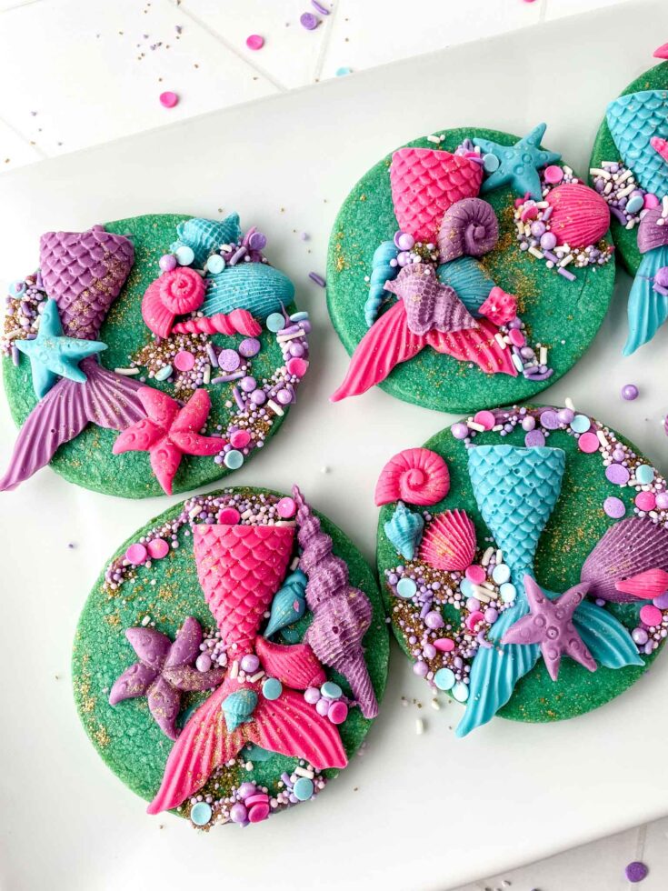 The Most Adorable Mermaid Cookies