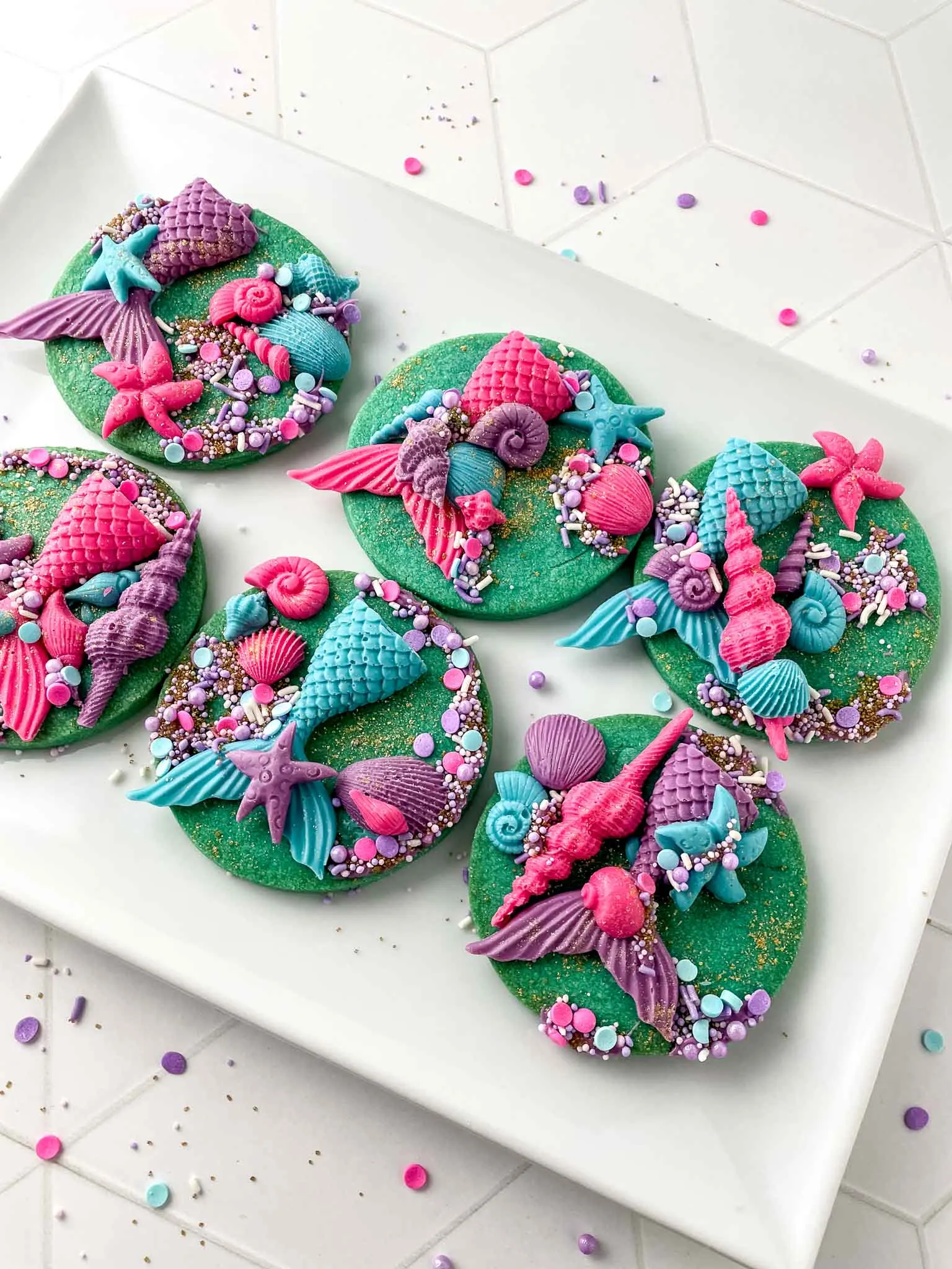 The Most Adorable Mermaid Cookies