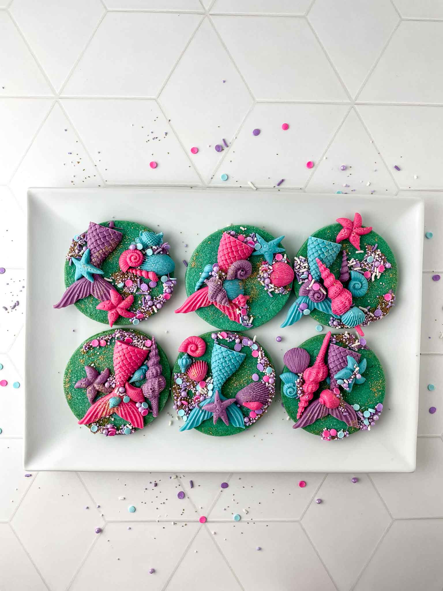 The Most Adorable Mermaid Cookies