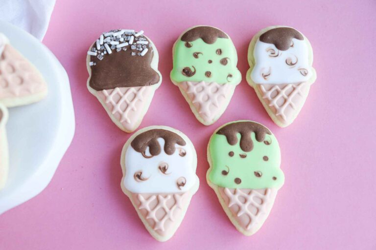 Ice Cream Cookies Sugar Cookie Tutorial