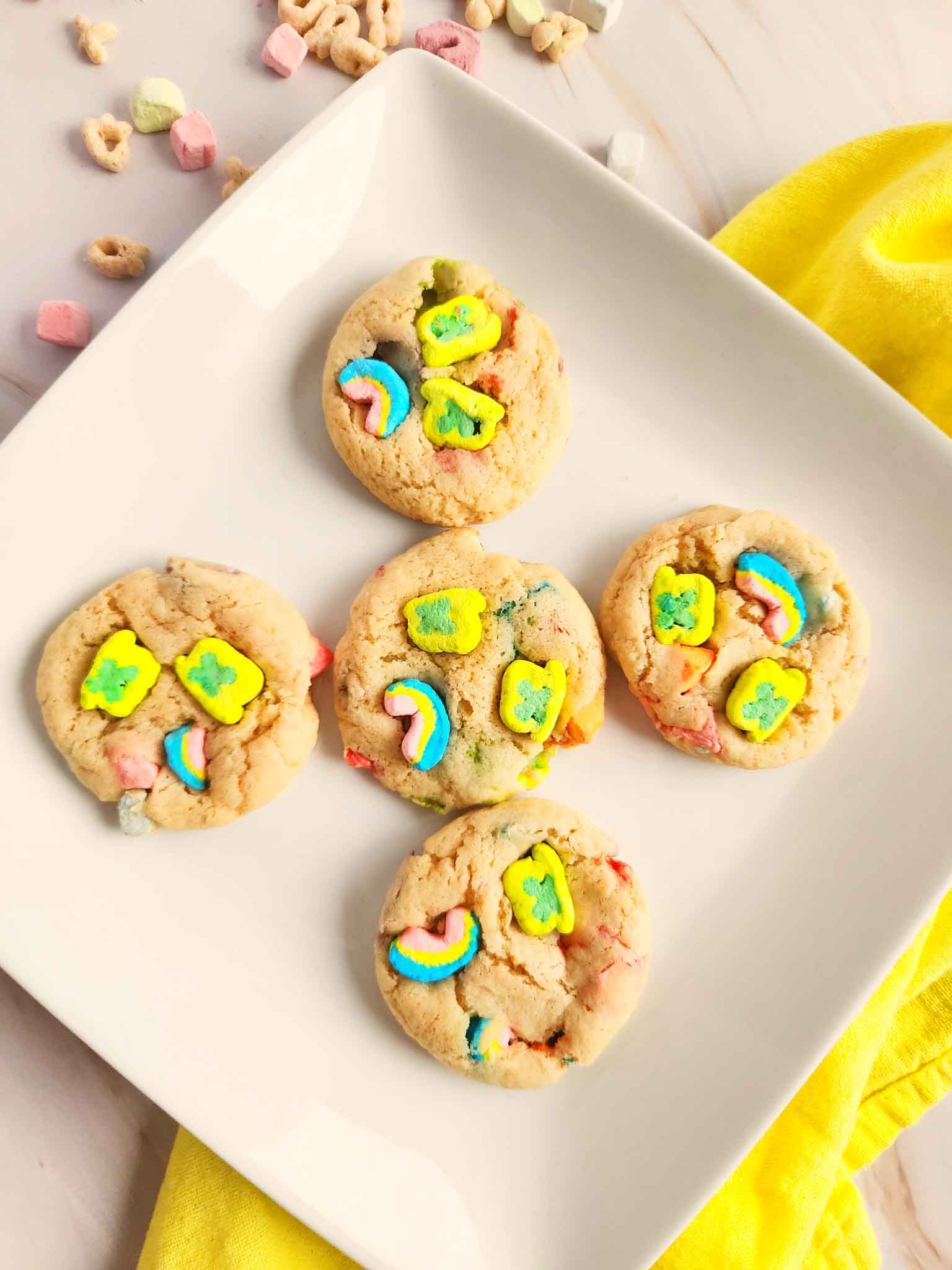 St. Patrick's Day Lucky Charms Cookies