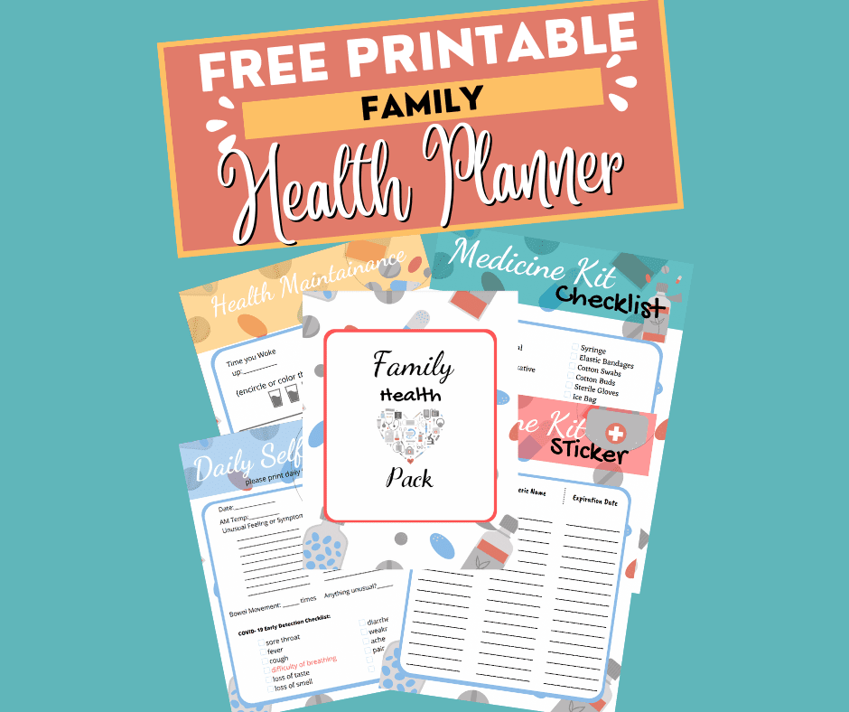 Free Printable Medical Planner For The Family
