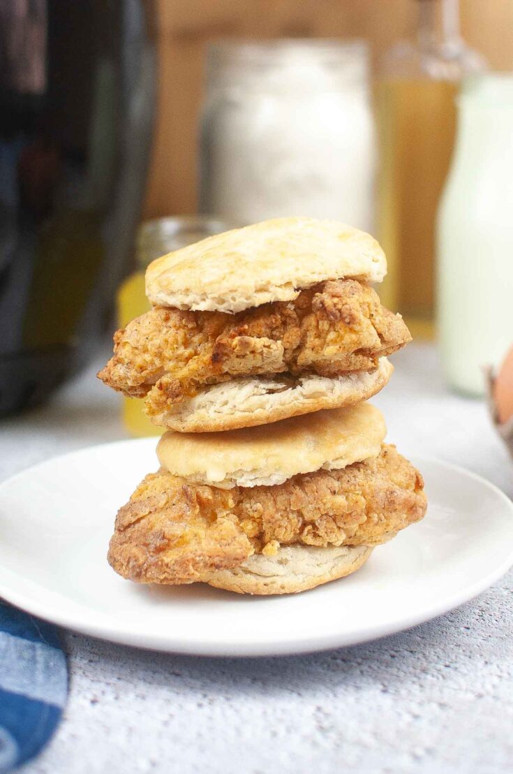 The Best Air Fryer Chick-Fil-A Chicken Biscuits