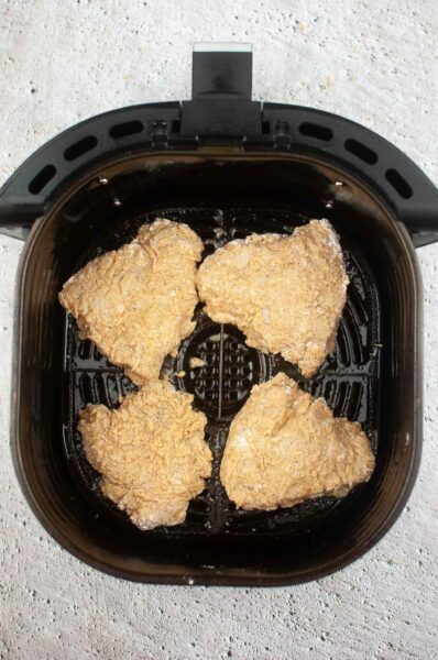 Easy Air Fryer Copycat Chick-Fil-A Chicken Biscuits in air fryer