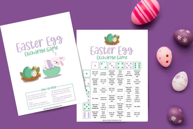 Super Fun Easter Egg Exchange Free Printable Game