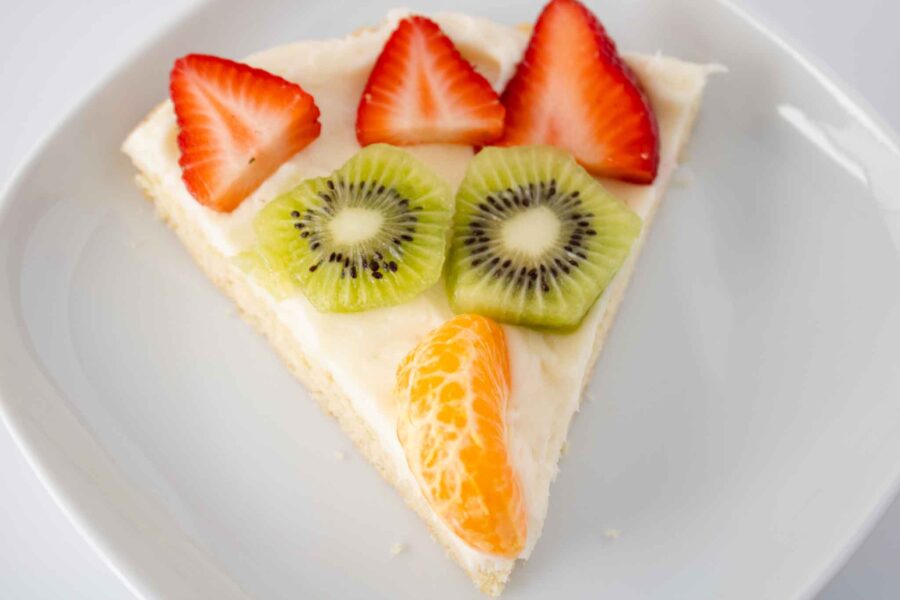 Easy Fruit Pizza Recipe With Cream Cheese Frosting
