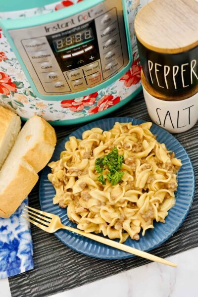 Instant Pot Beef Stroganoff