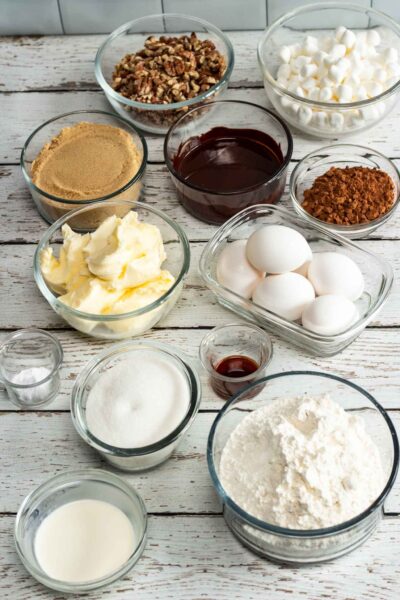 The Best Chocolate Mississippi Mud Cake Recipe ingredients
