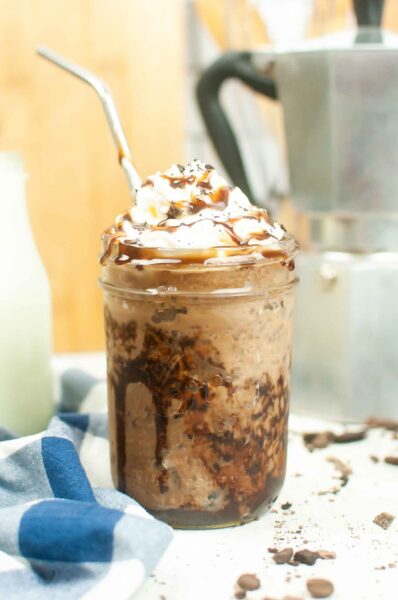 Easy Copycat Starbucks Cookie Crumble Frappuccino Drink