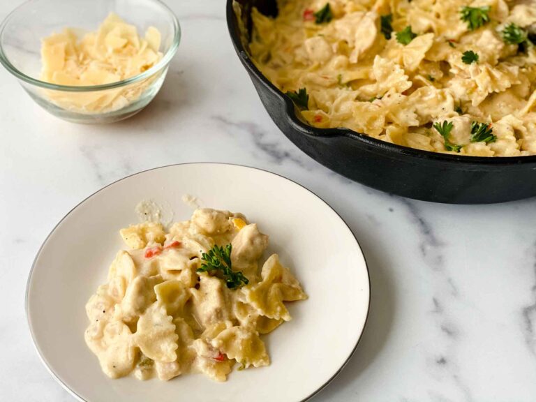 How To Make Garlic Chicken Parmesan With Bowtie Pasta