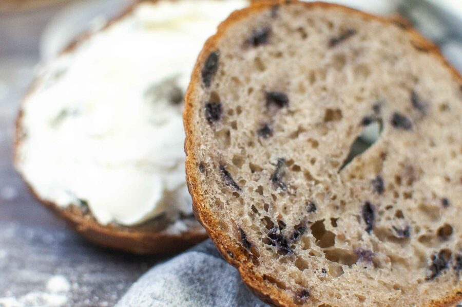 The Best Air Fryer Homemade Blueberry Bagels Recipe