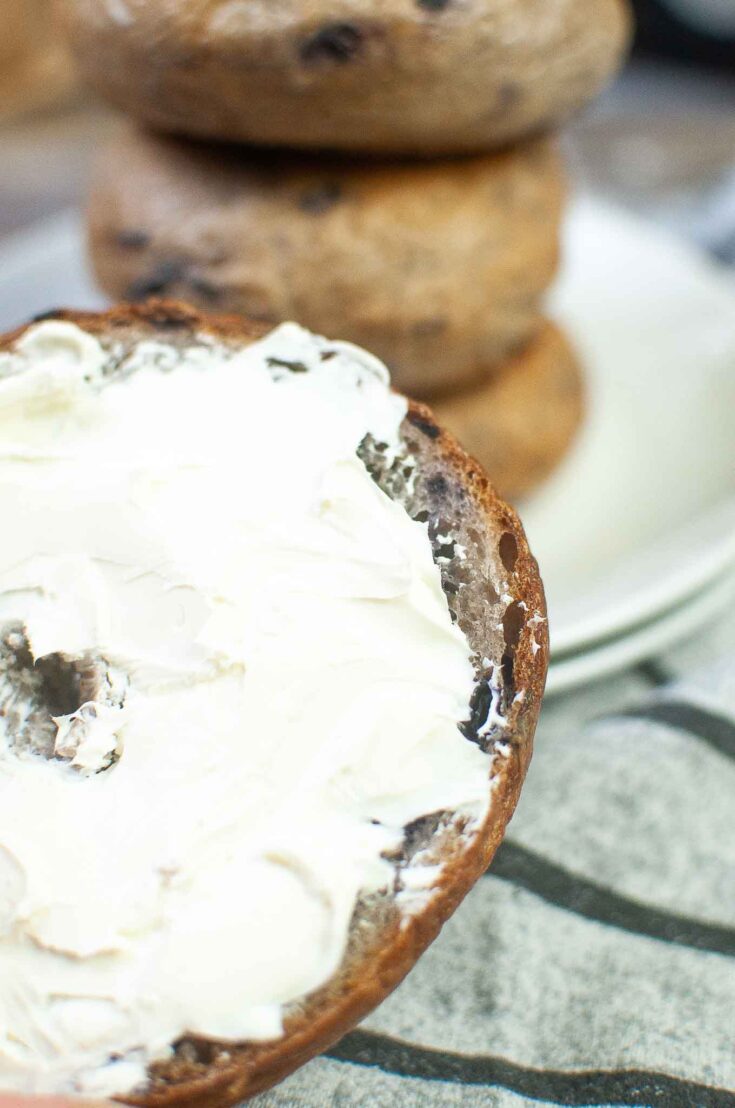 Delicious Air Fryer Blueberry Bagels