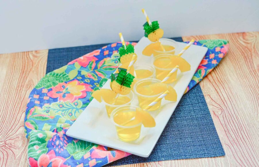 Easy Tropical Pineapple Jello Shots Recipe