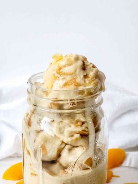 bourbon peach ice cream