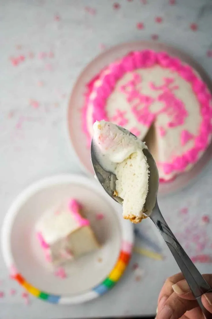 Homemade Baskin Robbins Ice Cream cake