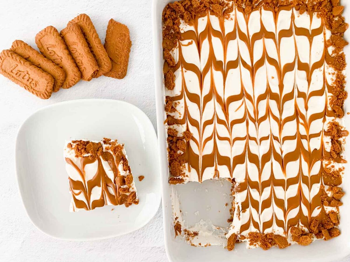 Easy Biscoff Cookie Pudding Recipe