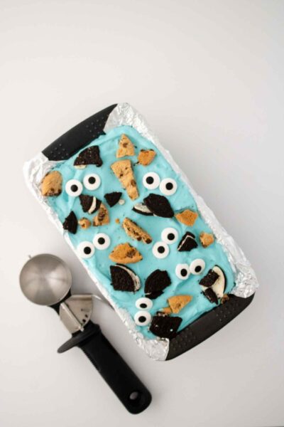 Homemade No-Churn Cookie Monster Ice Cream Recipe