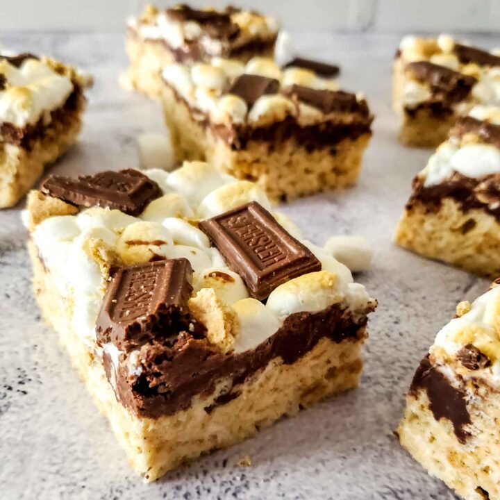 Easy S'mores Rice Krispie Treats