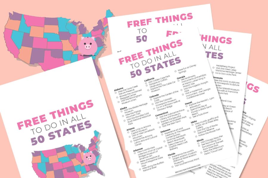 Free Things To Do In All 50 States - Free Printable