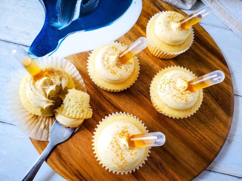 Vanilla Henny Cupcakes With Inf Cognac