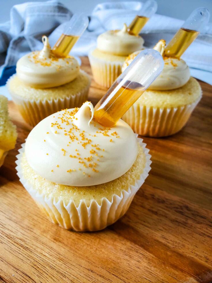 Vanilla Henny Cupcakes With Inf Cognac