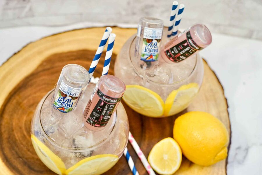 Easy Pink Lemonade Fishbowl Cocktail Recipe