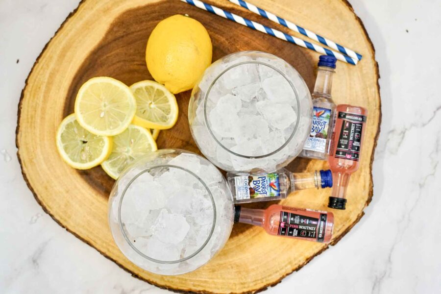 Easy Pink Lemonade Fishbowl Cocktail Recipe
