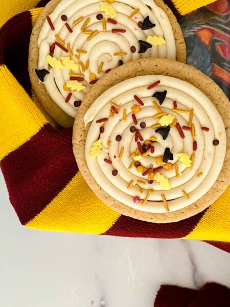 Easy Butterbeer Harry Potter Cookies