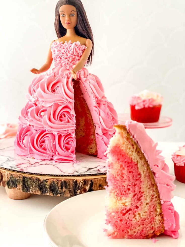 Barbie Buttercream Birthday Cake (2) | Baked by Nataleen