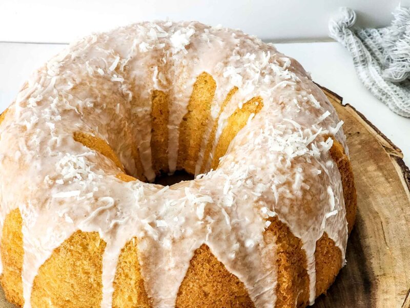 Coconut Pound Cake Recipe With Vanilla Glaze