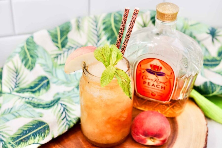 Tasty Crown Peach Slush Cocktail Recipe