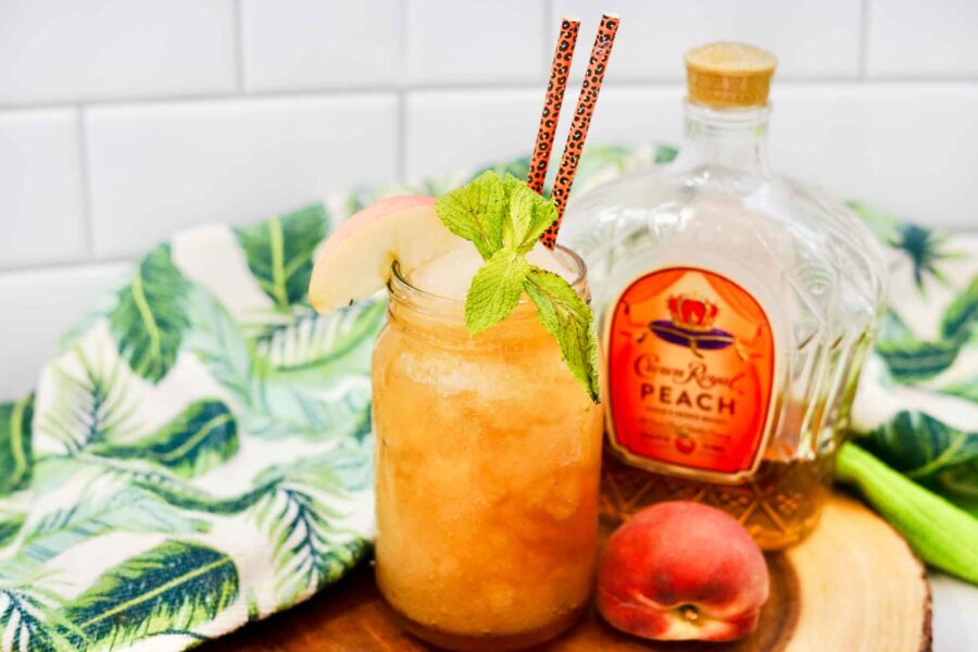 Tasty Crown Peach Slush Cocktail Recipe