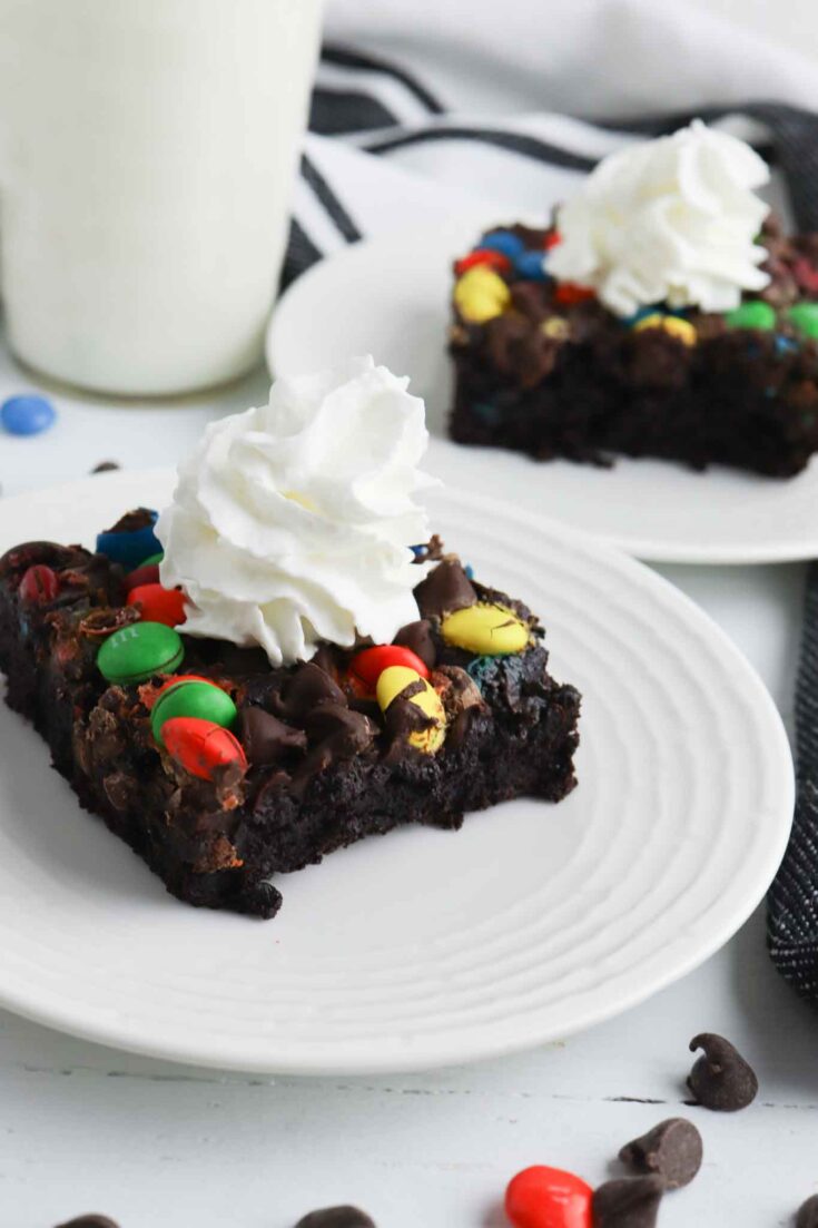 Easy M&M Dump Cake