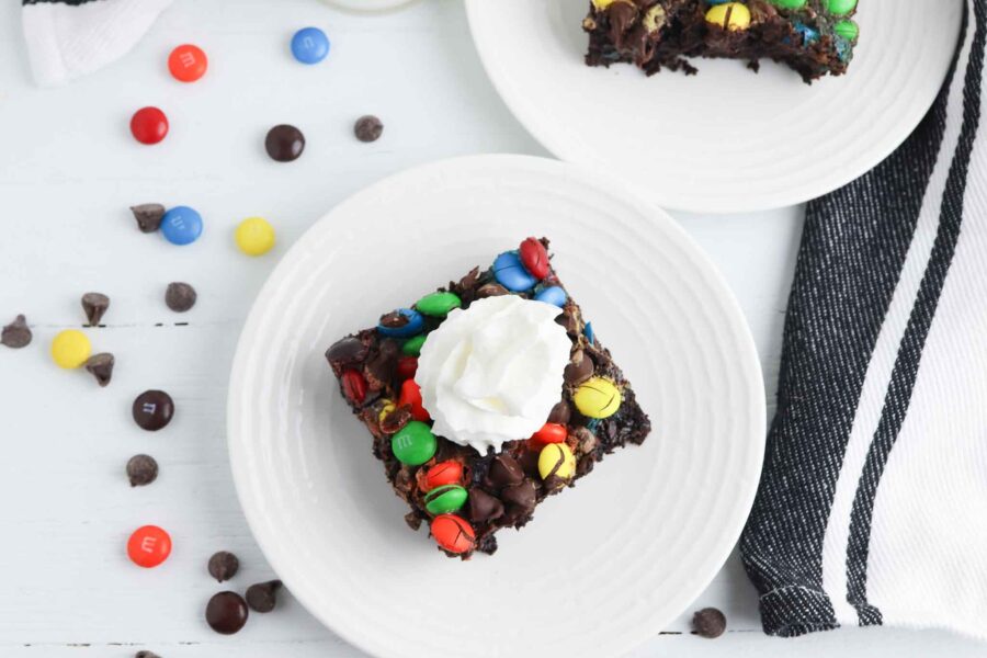 Easy Chocolate M&M Cake Recipe