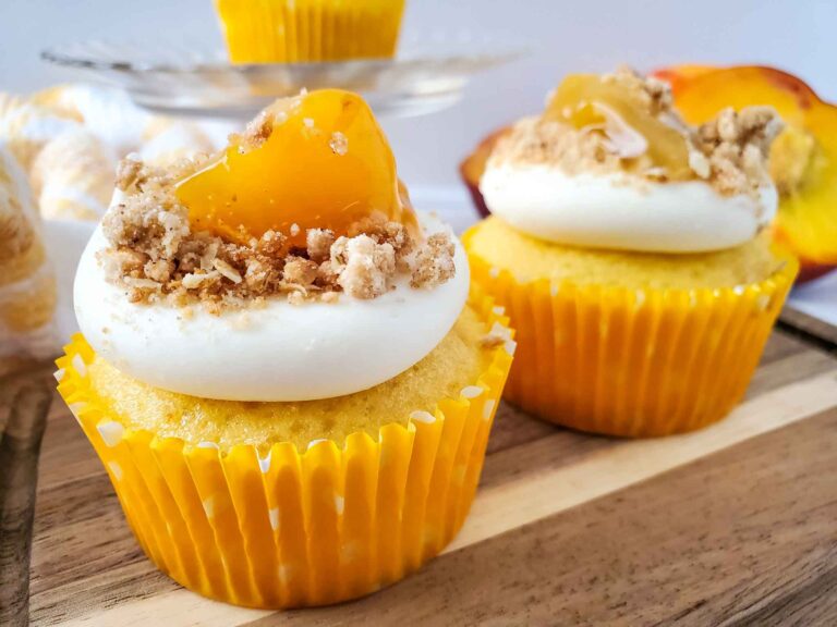 Peach Cobbler Cupcakes Recipe With Cake Mix