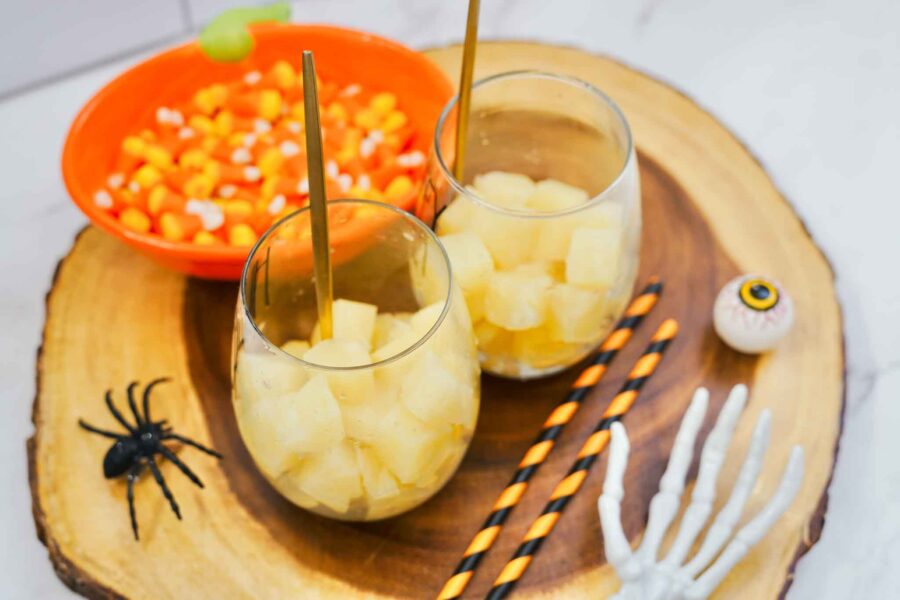 Healthy Fresh Halloween Fruit Cup Snack Recipe